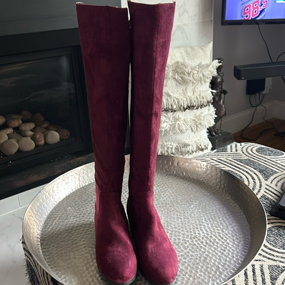 Marc fisher over the knee suede boots